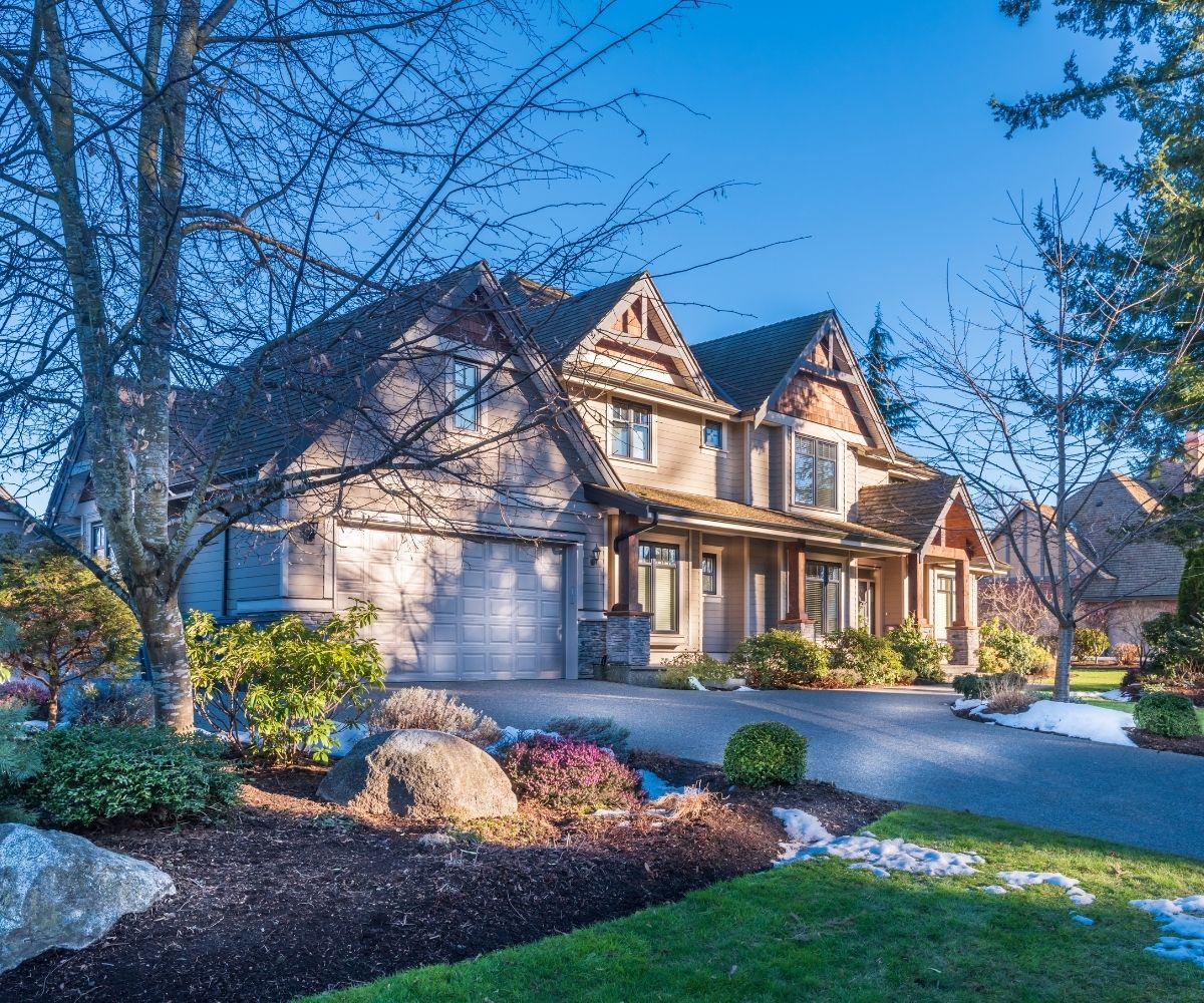 House exterior from the side