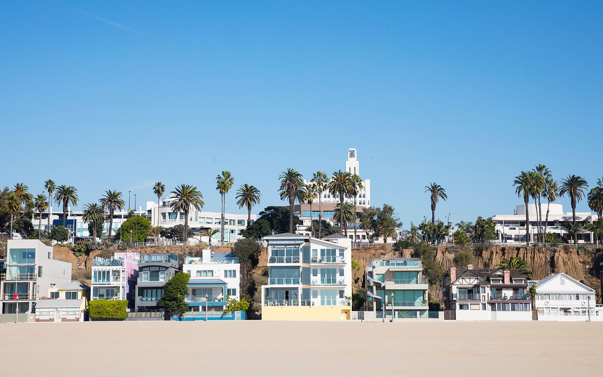 Houses on the beach